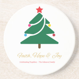 Christmas Coaster Getränkeuntersetzer