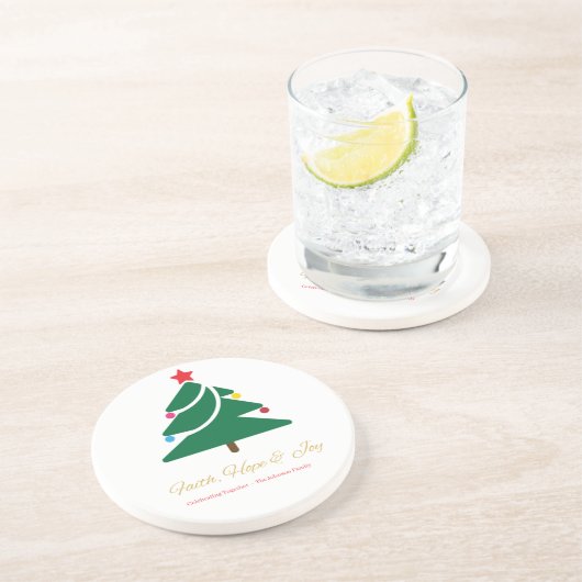 Christmas Coaster Getränkeuntersetzer (Seite)