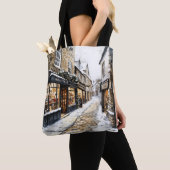 Christmas Cobblestone Street Tasche (Von Nahem)