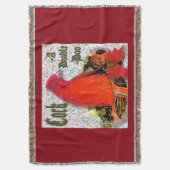 Christmas Cockadoodledoo Decke (Vorderseite Vertikal)