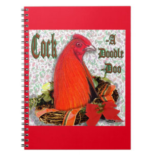 Christmas Cockadoodledoo Notizblock