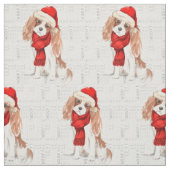 Christmas Cocker Spaniel Dog Woof Word Art Stoff (Muster)