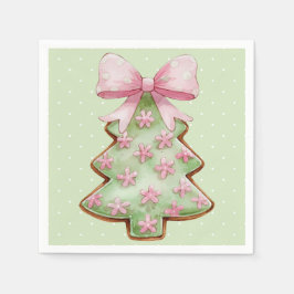 Christmas Cocktail Napkin Serviette