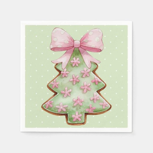 Christmas Cocktail Napkin Serviette (Vorderseite)