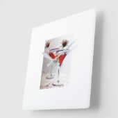 ****CHRISTMAS COCKTAILS**** KLICKEN QUADRATISCHE WANDUHR (Winkel)