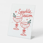 Christmas Cocktails Sparkle Season  Sockelschild (Vorderseite)