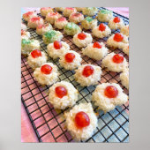 Christmas Coconut Macaroons Poster (Vorne)