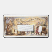 Christmas Coffee Desk Mat – Powered by Christmas S Schreibtischunterlage (Tastatur & Maus)