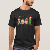 Christmas Coffee Football Game Day Coffee Drink Lo T-Shirt (Vorderseite)