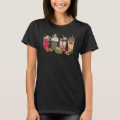 Christmas Coffee Latte Spice Matching Family Pjs P T-Shirt (Vorderseite)