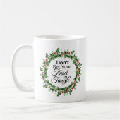 Christmas Coffee Tasse - Tinsel Tangel - Kranz (Links)