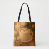 Christmas Coffee Vibes Tote Tasche (Vorderseite)
