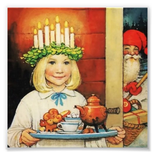 "Christmas Coffee" von Jenny Nystrom Fotodruck (Vorne)