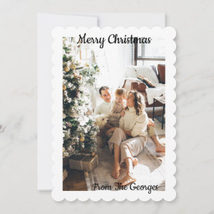 CHRISTMAS COLLAGE GREETCARD SAVE THE DATE