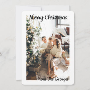 CHRISTMAS COLLAGE GREETCARD SAVE THE DATE