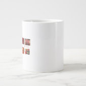 Christmas Collage in Red Jumbo-Tasse (Vorderseite)