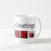 Christmas Collage in Red Kaffeetasse (VorderseiteRechts)