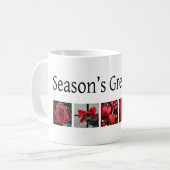 Christmas Collage in Red Kaffeetasse (Vorderseite Links)