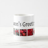 Christmas Collage in Red Kaffeetasse (Mittel)