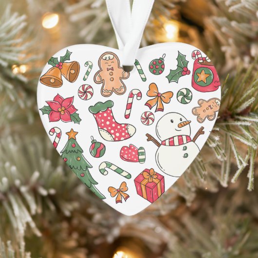 Christmas Collage Personalisiert Ornament (Baum)