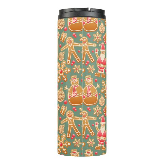 Christmas Collage Thermosbecher (Rückseite)