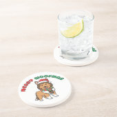 Christmas Collie Untersetzer: Frohe Woofmas Getränkeuntersetzer (Seite)