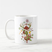 Christmas Colorful Deer Design Kaffeetasse (Links)
