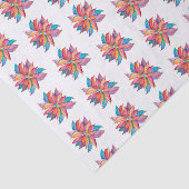 Christmas Colorful Watercolor Poinsettia Seidenpapier (Ausschnitt)