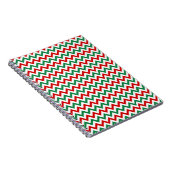 Christmas Colors Chevon Cover Notebook Journal Notizblock (Rechte Seite)