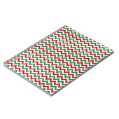 Christmas Colors Chevon Cover Notebook Journal Notizblock (Linke Seite)