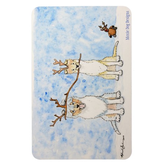 Christmas Comedians Magnet (Vertikal)