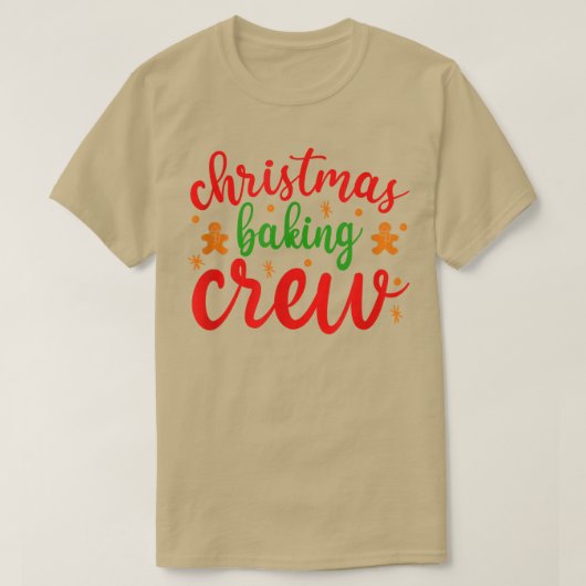 Christmas Cookie Baking Crew 900 T-Shirt (Design vorne)