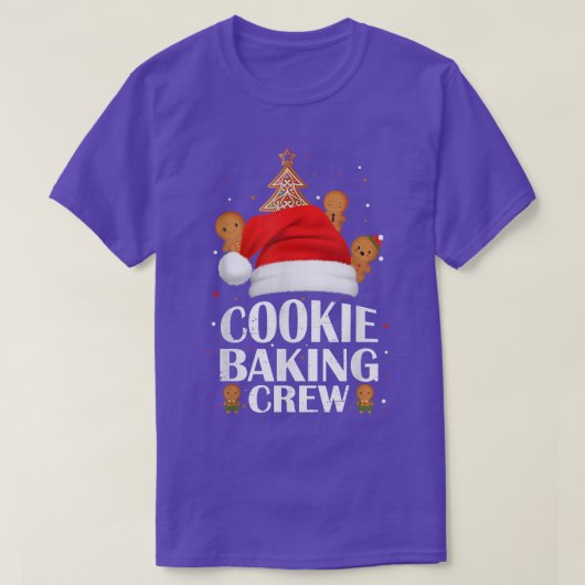 Christmas Cookie Baking Crew Bakers Xmas Cookie Ec T-Shirt (Design vorne)