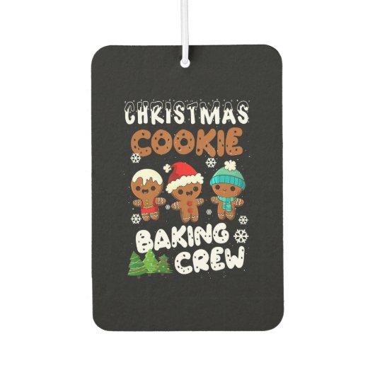 Christmas Cookie Baking Crew | Christmas present Autolufterfrischer (Vorderseite)