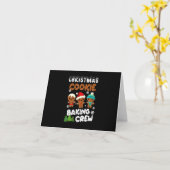 Christmas Cookie Baking Crew | Christmas present Karte (Gelbe Blume)