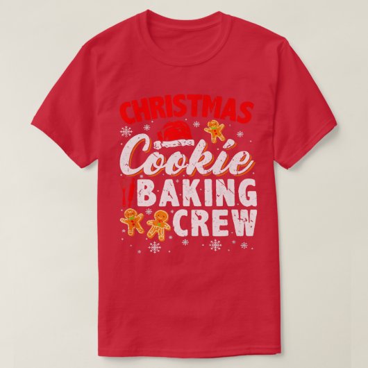 Christmas Cookie Baking Crew Cookie Baking Team Ca T-Shirt (Design vorne)