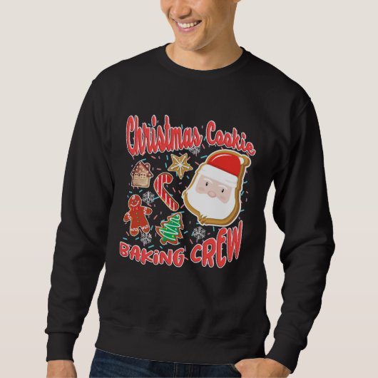 Christmas Cookie Baking Crew Cookie Crew Family Ch Sweatshirt (Vorderseite)