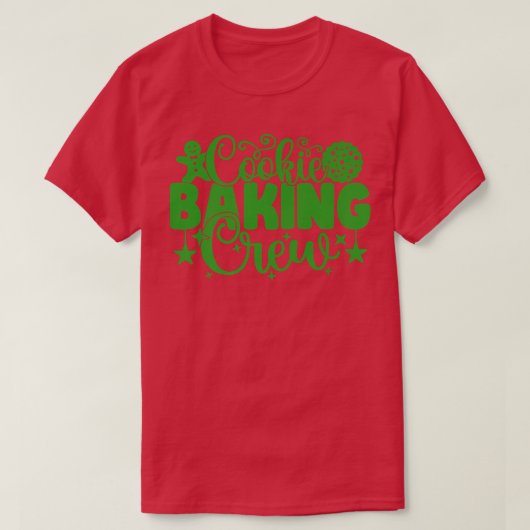 Christmas Cookie Baking Crew Family Christmas Holi T-Shirt (Design vorne)