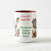 Christmas Cookie Baking Crew - Gnome Chefs Tasse (Zentrum)