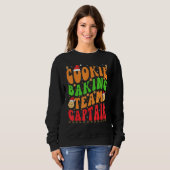 Christmas Cookie Baking Team Captain Gingerbread X Sweatshirt (Vorne ganz)