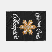 Christmas Cookie Chamon Baker  Fleecedecke (Vorderseite (Horizontal))