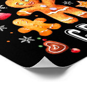Christmas Cookie Crew Baking Team New Xmas Bakers Poster (Ecke)