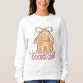 Christmas Cookie Crew rosa Coquette Sweatshirt (Vorderseite)