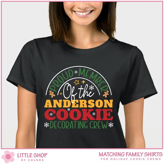 Christmas Cookie Decorating Crew Family T-Shirt