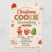Christmas Cookie Decorating Party Invitation | Kid Einladung (Vorderseite)