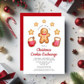 Christmas Cookie Exchange Niedlich Gingerbread Man Einladung