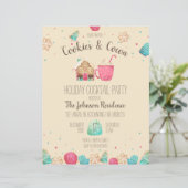 Christmas Cookie Exchange Niedliches Party Flyer (Stehend Vorderseite)