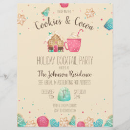 Christmas Cookie Exchange Niedliches Party Flyer