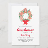 Christmas Cookie Exchange Party Einladung (Vorderseite)