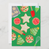 CHRISTMAS COOKIE EXCHANGE-PARTY EINLADUNG (Rückseite)